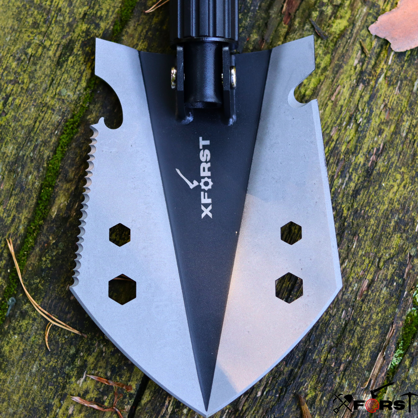 Xforst Pelle Pliante KS3 – Multifonction pour Camping, Survie et Outdoor