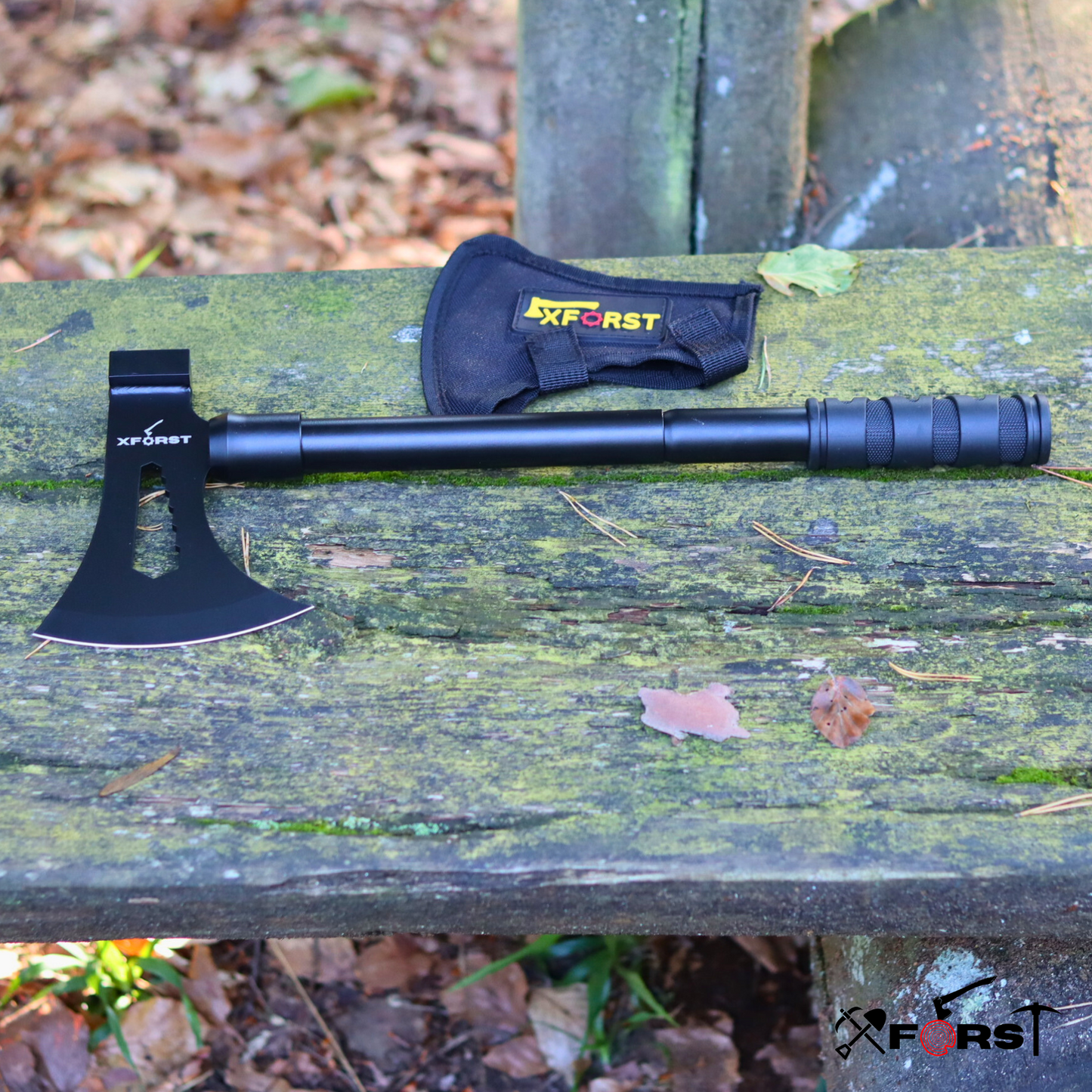 Xforst TM2 & TM3 Tomahawk Set – Hachettes double face avec pointe et tête de marteau