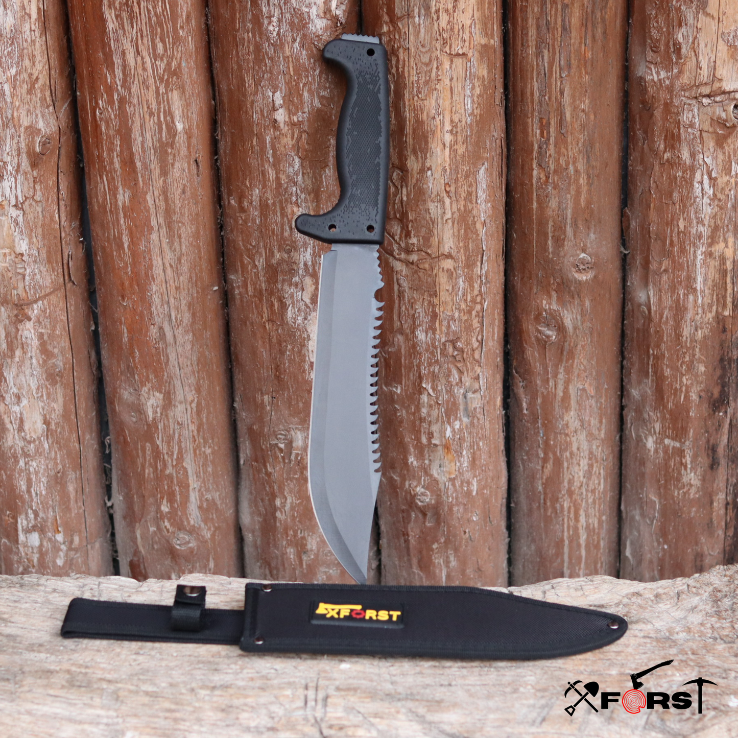 Couteau Xforst Rambo CRB – Grand Couteau de Chasse pour la Survie en Plein Air