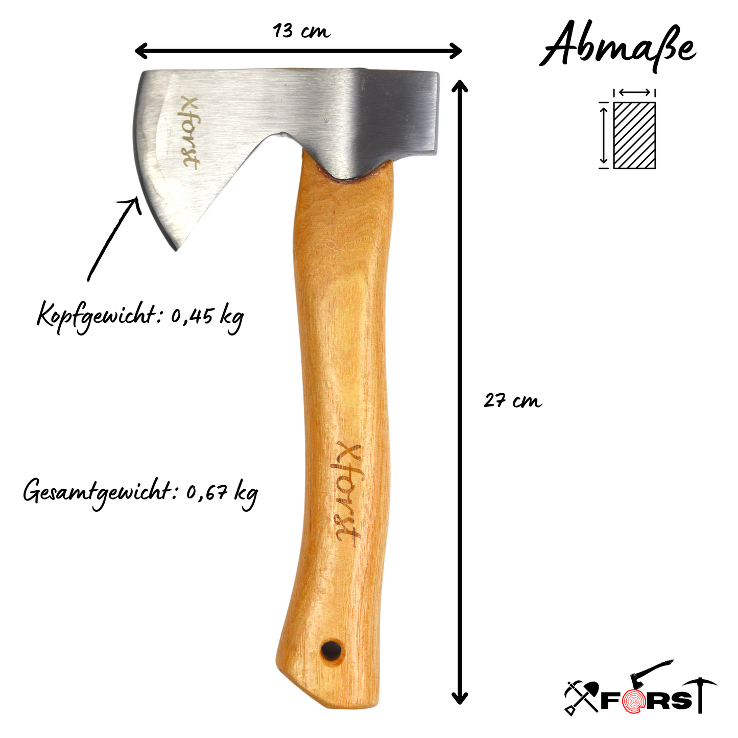 Hache traditionnelle X-AG1, Étui inclus